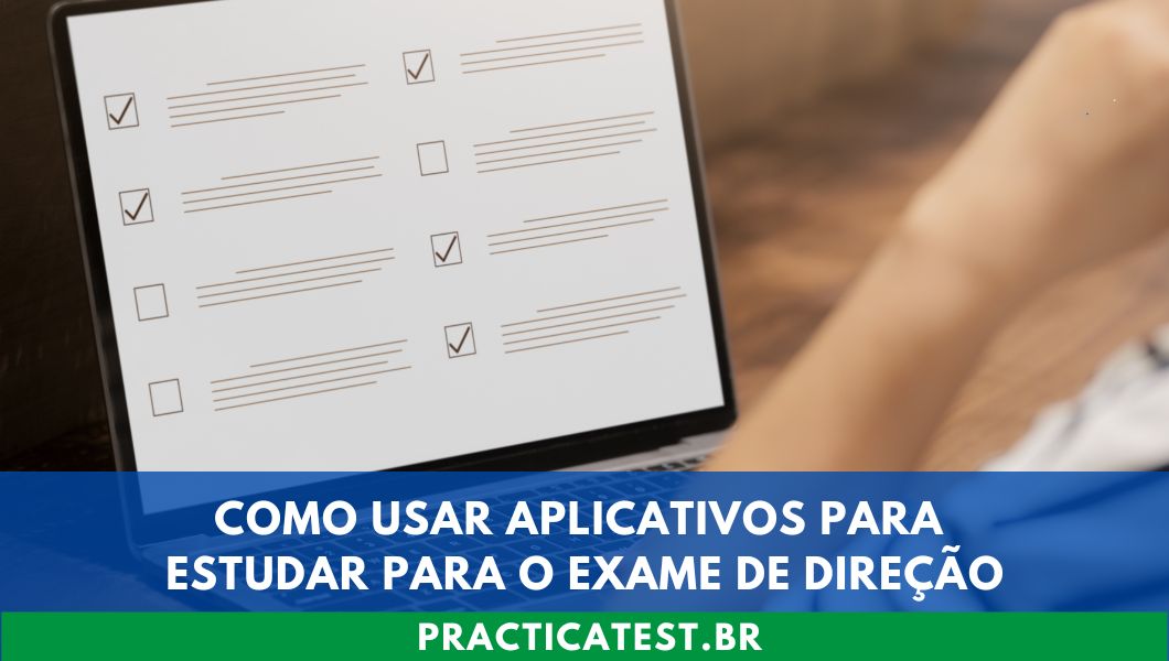 Como os aplicativos podem me ajudar a passar no teste de direção